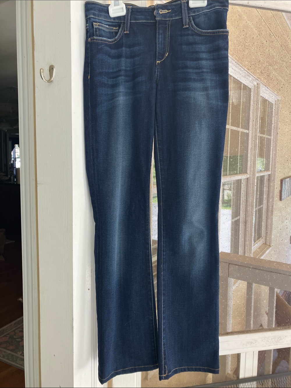 Women's Dark Blue Straight-Leg Jeans